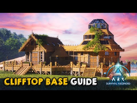 Ultimate All-in-One Clifftop Base (Remastered) | Building Tutorial | ARK: Survival Ascended