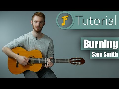 Sam Smith - Burning | Gitarren Tutorial für Anfänger | Deutsch | Jamflix