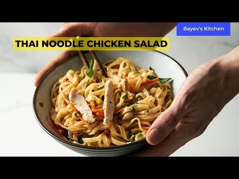 Refreshing Thai Noodle Chicken Salad: Perfect Balance of Sweet, Sour, and Spicy!