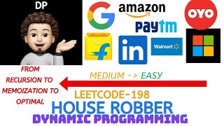 YouTube video 'House Robber | Recursion | Memo | Bottom Up | Leetcode 198'