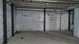 How to support cracked, bowed basement walls | Diy block foundation wall bracing