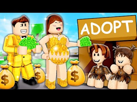 Adopted By Rich Family | ROBLOX Brookhaven 🏡RP | Funny Moments