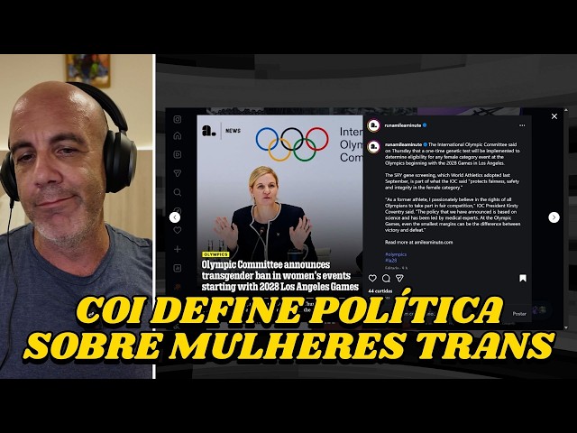 ATLETAS TRANS banidas dos JOGOS de LOS ANGES 2028?