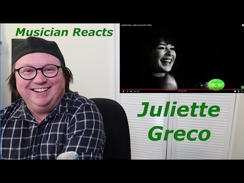 Reaction to Juliette Gréco singing Jolie Môme live