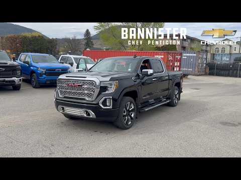 2020 GMC Sierra 1500 Crew CabShort Box 4-Wheel Drive Denali in Black for sale at Bannister Chevrolet Penticton in Penticton, BC