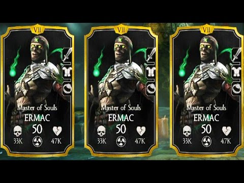 3 Master of Souls Ermacs IN ONE TEAM. This Is CRAZY. Mortal Kombat X Mobile.