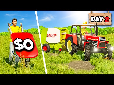 MEGA Challenge from $0 on FLAT MAP #2 | Farming Simulator 22