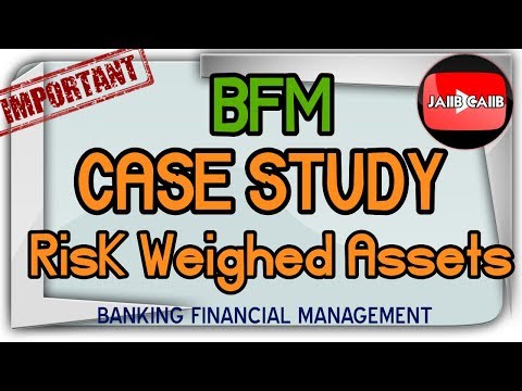 Banking Financial management case study on Risk Weighed Assets Part 2 Video