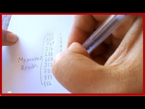 My Pick 3 Technique that I Discover and made me so many winnings