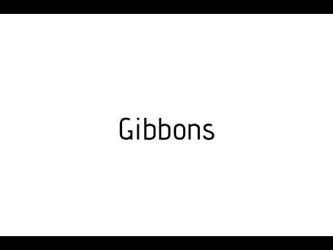 How to pronounce Gibbons / Gibbons pronunciation