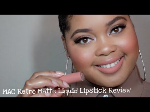 MAC Retro Matte Liquid Lipstick Try On & Review Session Video