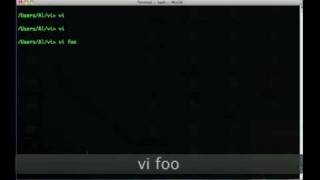 The vi/vim editor - Lesson 1
