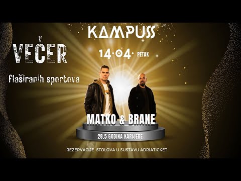 Večer Flaširanih sportova 28,5 godina Matka i Brane LIVE