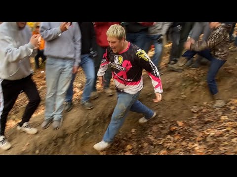 Guy JUMPS Down Ironman Hill | 2020 Ironman GNCC