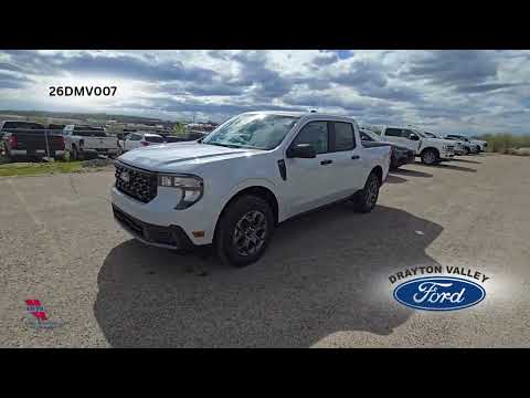 2026 Ford Maverick XLT AWD SuperCrew in White for sale at Drayton Valley Ford in Drayton Valley, AB