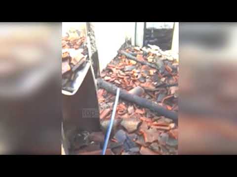 Klos, banesa shkrumbohet nga flakët, 6 anëtarët e familjes, në qiell të hapur