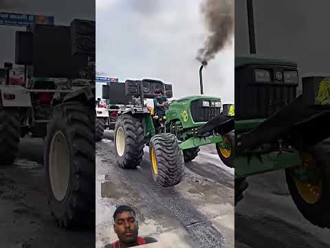 Nishu beswal Swaraj stand up and down 👇 in John Deere tractor #swaraj855 #tractor