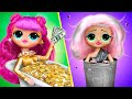 Rich Doll vs Broke Doll / 10 DIY Barbie Ideas Rich Doll vs Broke Doll / 10 DIY Barbie Ideas
