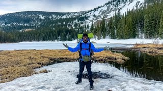 Solo Overnight Camping At Lost Lakes In The Colorado Mountains !!