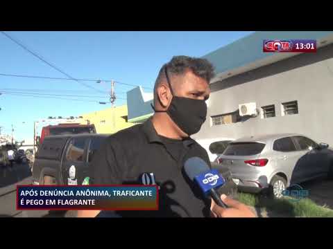 ApoÌs denuÌncia anoÌ‚nima, traficante eÌ pego em flagrante 06 07