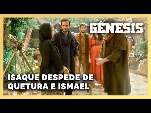 NOVELA GÊNESIS: Isaque se despede de Quetura e Ismael
