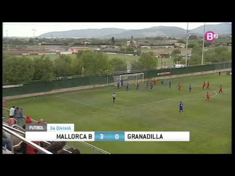 Gol Brandon 1-0 RCD Mallorca B 3 - Granadilla 0. Play off ascenso 2ªB 13/14