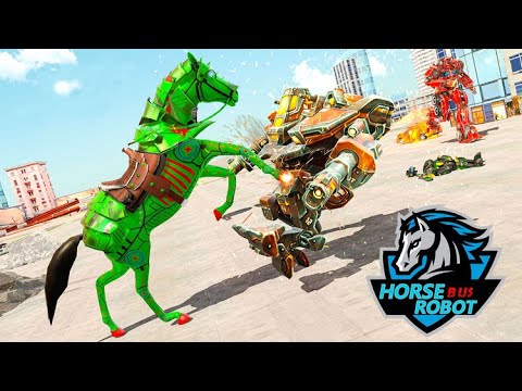 Horse Robot Bus Transform - Robot Transform Wars Sugar Rush Games Gameplay #1