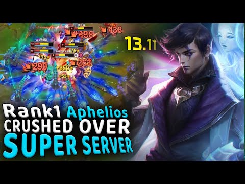 Rank 1 Aphelios : CRUSHED OVER CHALLENGER
