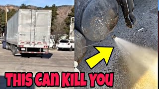 New Truck Driver Has Never Drained His Air Tanks & His Brakes Stopped Working 😵