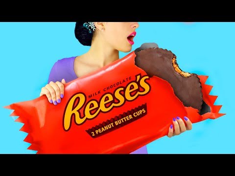 9 DIY Giant Candy vs Miniature Candy / Funny Pranks! Video