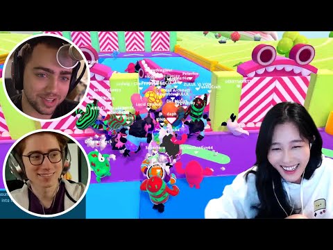 39daph Plays Fall Guys - w/ Mizkif, Clint Stevens, Ludwig, Andy Milonakis