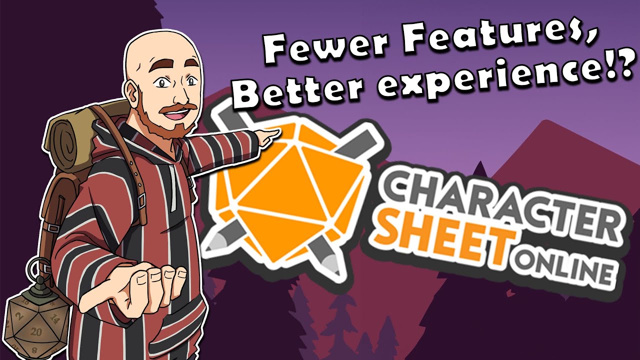Character Sheet Online - The Simple VTT I Love