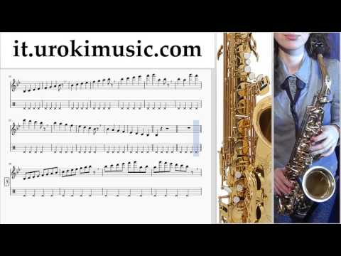 Lezioni di Sassofono Tenore The Chainsmokers ft. Halsey - Closer Parte#1 um-276