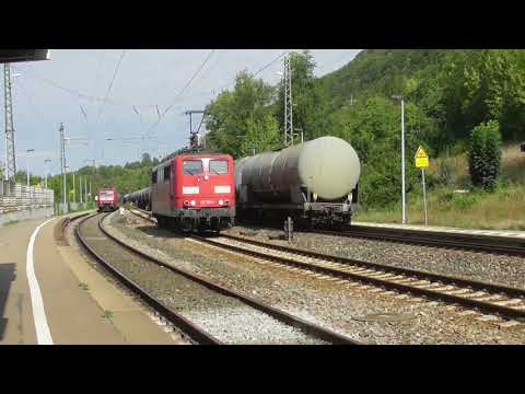 Bahnhof Geislingen West am Fuß der Geislinger Steige