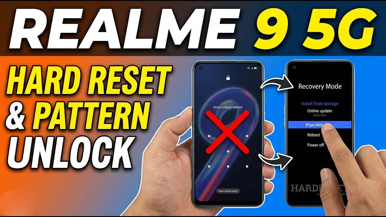Factory Reset Realme 9 5G - Fix Hang & Pattern Lock