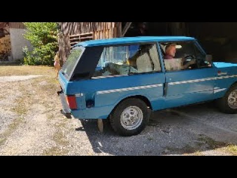 Barn Find Classic 2 Door Range Rover V8 Blue - Walk Around & Drive In Fields