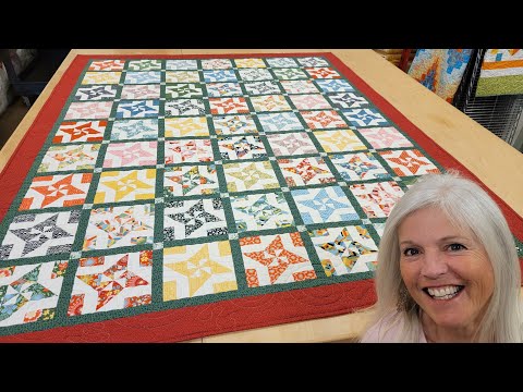 Donna's FREE "Disappearing Pinwheel" Quilt Pattern!