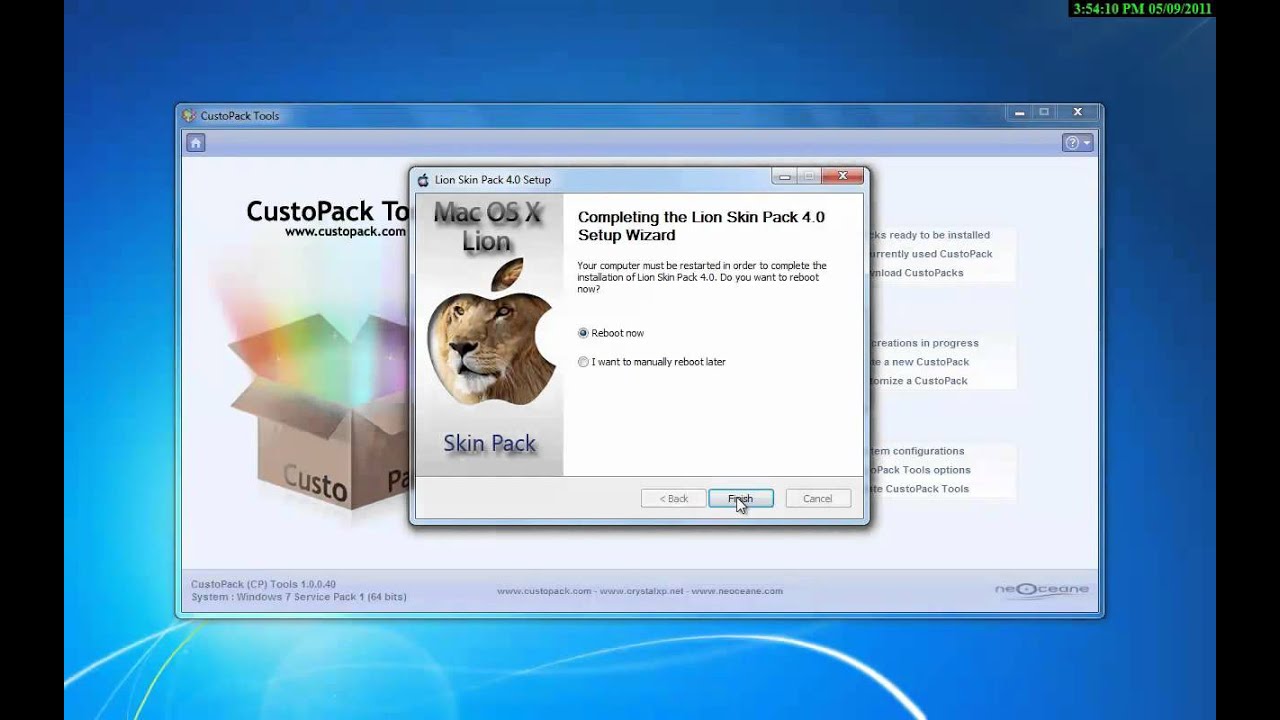 Themes Lion for Windows 7
