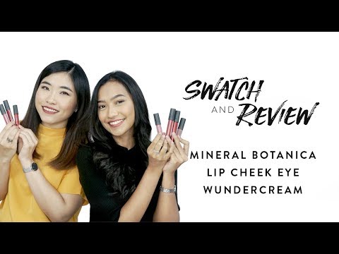 Mineral Botanica Lip Cheek Eye Wundercream | Swatch and Review