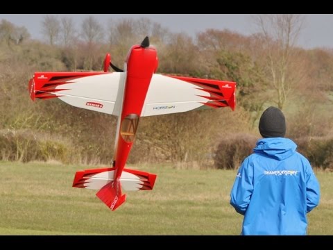HANGAR 9 EXTRA 330SC 60E ARF RC 3D DEMO INC HIS DX18 TX IN VIEW - DEANO (PART ONE) - 2016