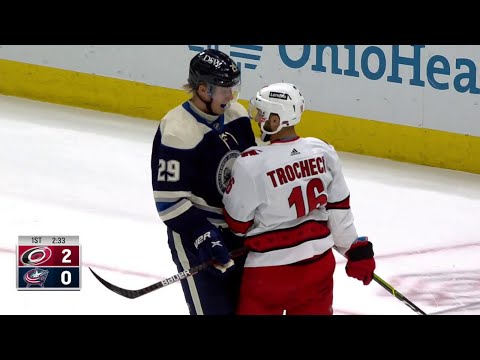 Patrik Laine and Vincent Trocheck Have a Conversation (Oct. 23, 2021)