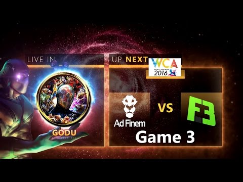 [28/07/2016] Ad Finem - Flipsid3 | Game 3 | WCA 2016 Qualifiers