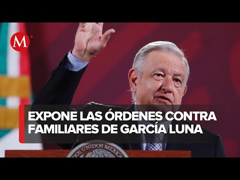 AMLO plans bulletin on arrest warrants against García Luna's relatives
