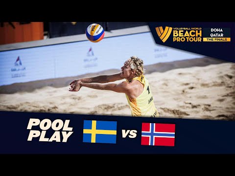 Åhman/Hellvig vs. Mol, A./Sørum, C. - Pool Play Highlights | Doha Finals 2024 #BeachProTour