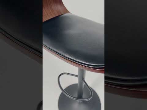 Миниатюра изображения товара Стул барный AksHome Rossi (черный/черный)