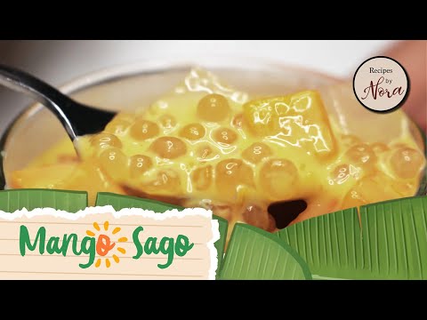 Mango Sago Recipe | Creamy Filipino Dessert with Tapioca and Fresh Mangoes