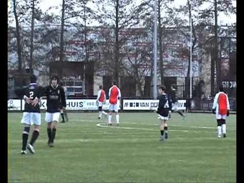 voetbalwedstrijd CKC C4 - Alexandria '66 C5 op 11-12-2010