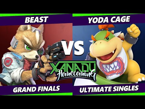 Xanadu Homecoming GRAND FINALS - Yoda Cage (Bowser Jr.) Vs. Beast [L] (Fox, Wolf) Smash Ultimate