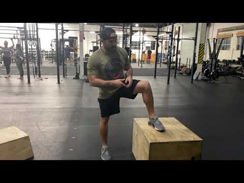 Lateral Box Step Jump Over