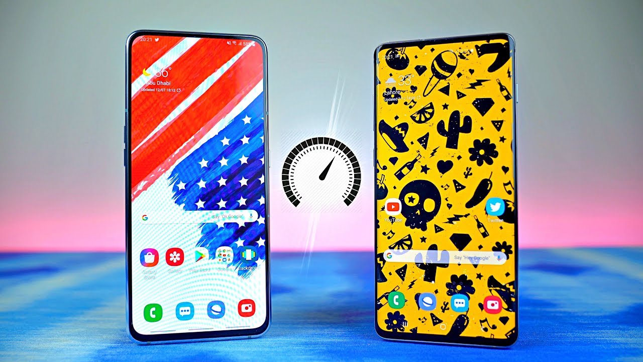 Samsung Galaxy A80 vs Galaxy S10 Plus - Speed Test!